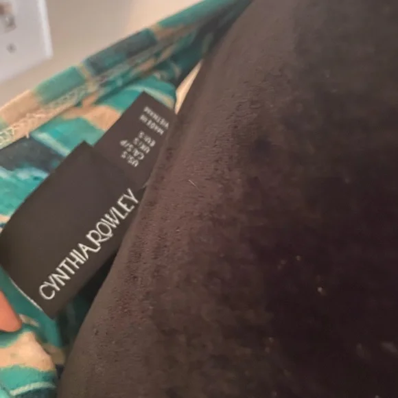 Cynthia Rowley tank knit maxi dress ikat racerback sz Small - Picture 3 of 5